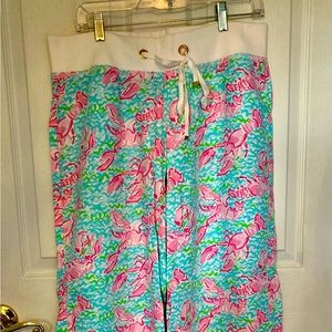 NWOT Lilly Pulitzer Beach Pant Lobster Roll